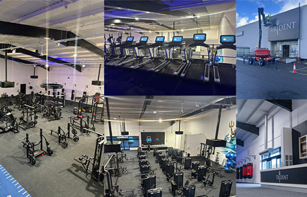 Лондон, Англия-трайдент фитнес 1000 м2 роскошный тренажерный зал