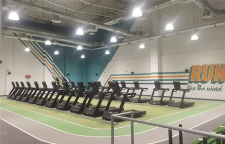 Высококлассный коммерческий проект по настройке тренажерного зала в саудовской аравии