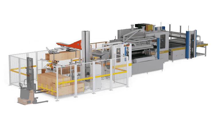 Станок для упаковки матрасов