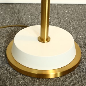 American vintage light luxury bedroom study vertical floor lamp