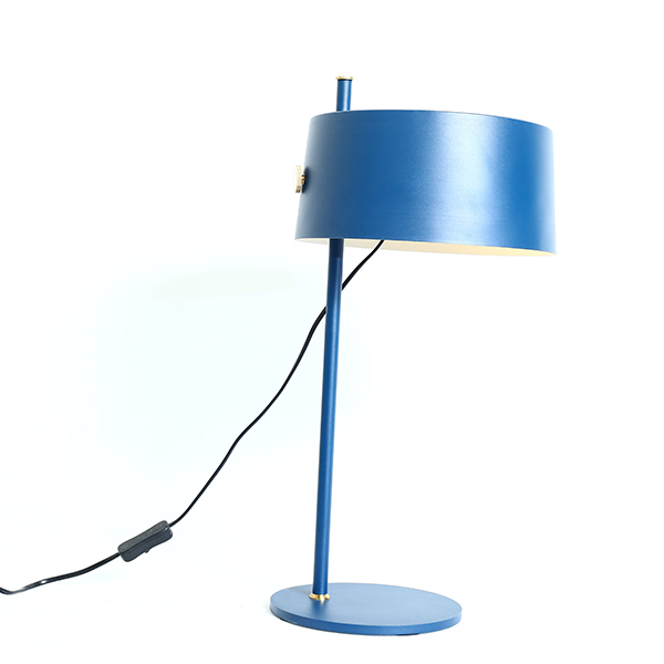 Ins style colourful baking lacquer American vintage table lamp