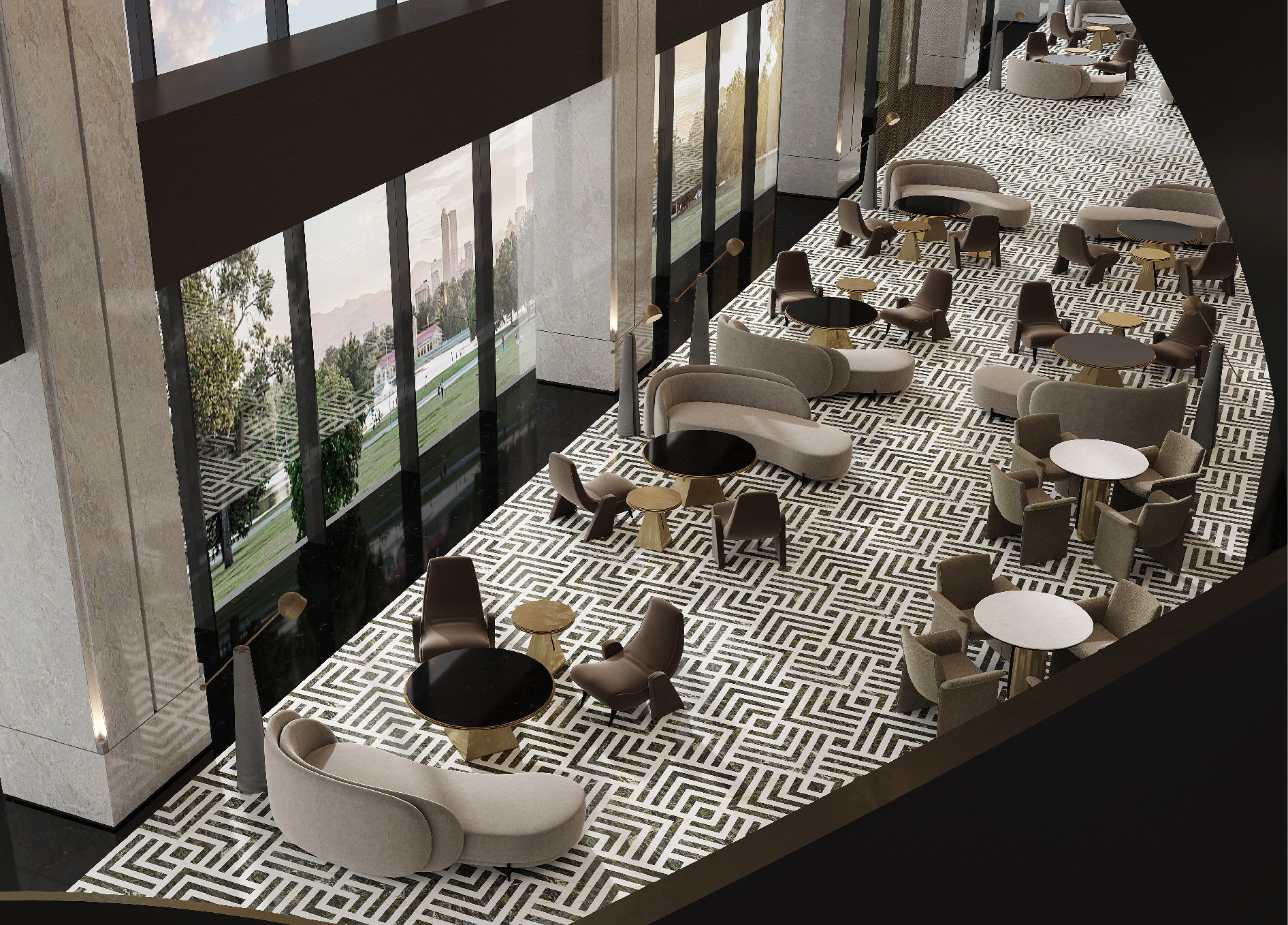 Sintered Stone Flooring: Crafting Bold Elegance in Commercial Interiors}