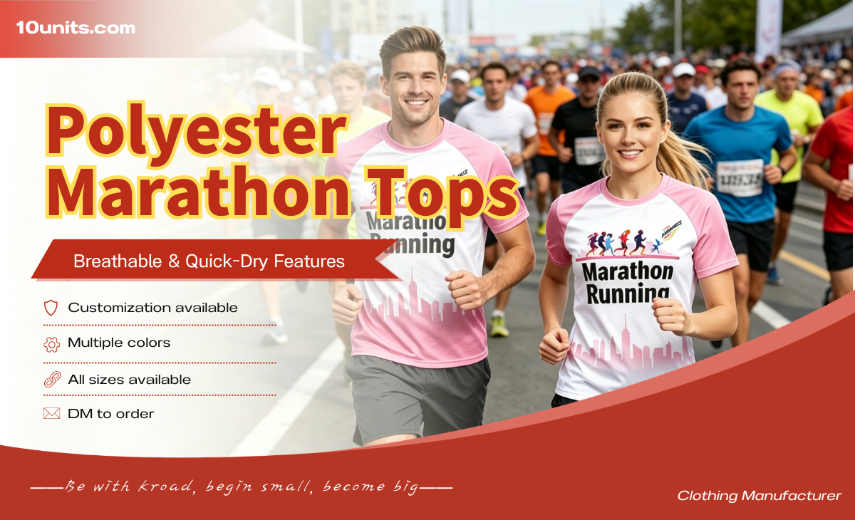 100% Polyester Marathon Tops: Breathable & Quick-Dry Features}