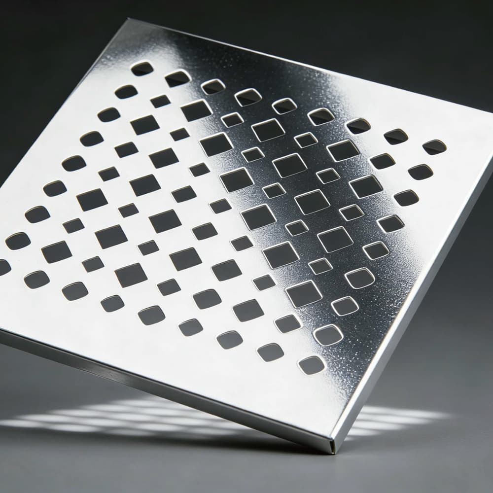 Perforated aluminum single panel
