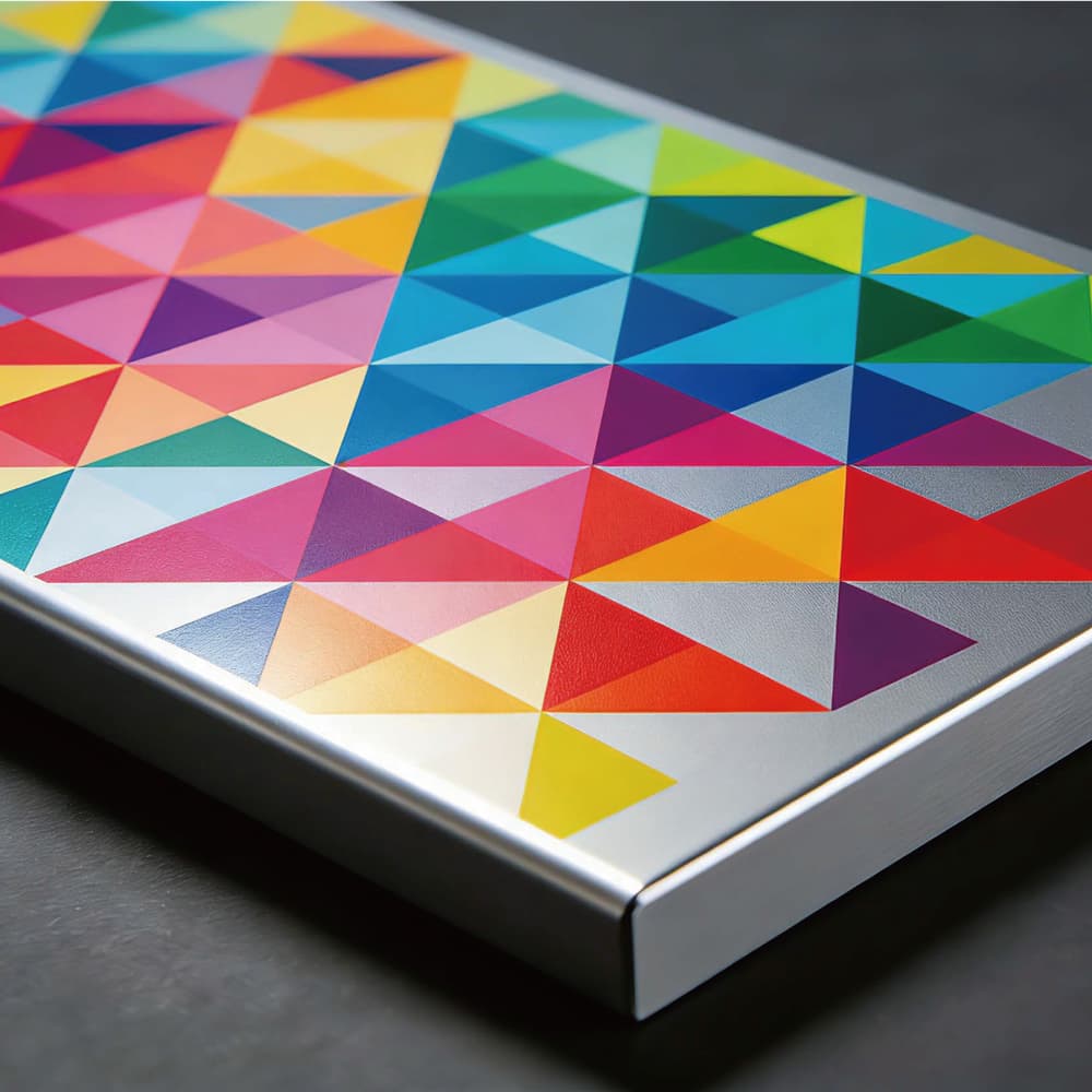 UV-printed aluminum panel