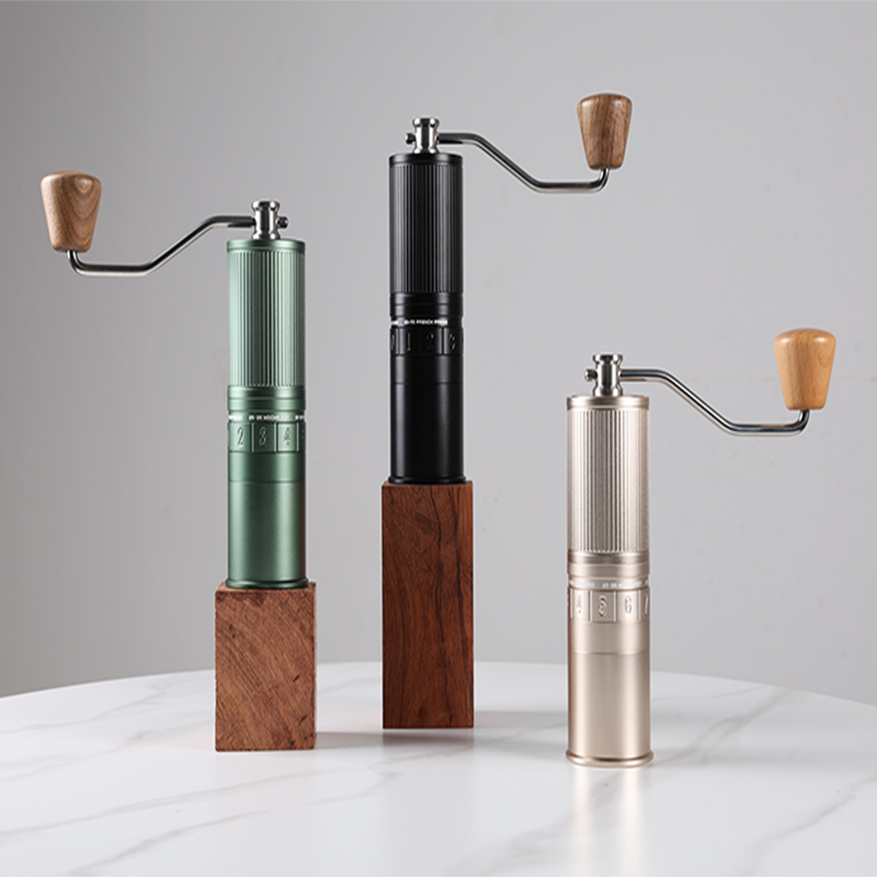 Wholesale Custom Stainless steel Manual Coffee Grinder Hand Crank Stainless Steel Homeuse Manual Coffee Bean Grinder