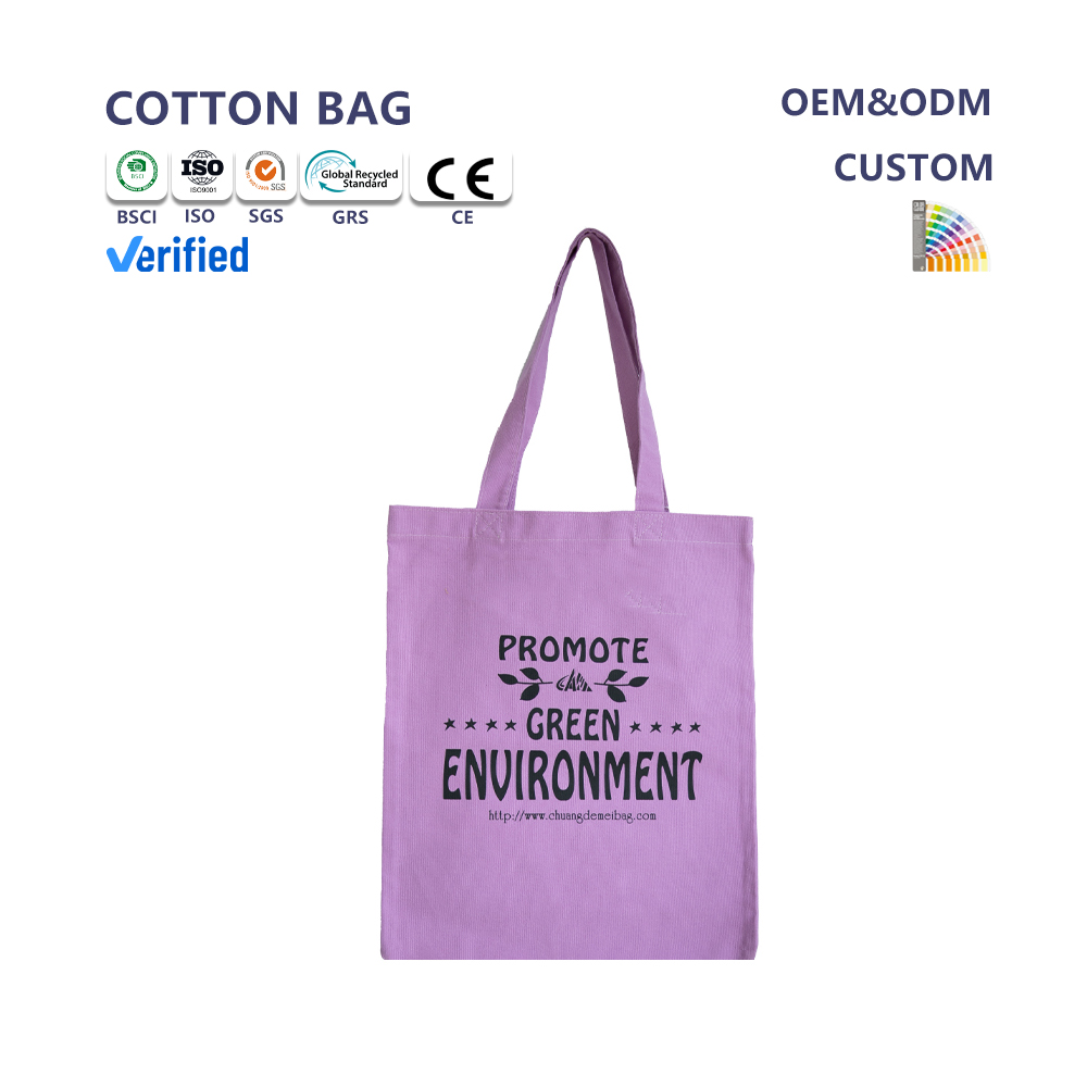 High Quality Personalised Tote Bags With Logo Custom Color Canvas Shopping Bag