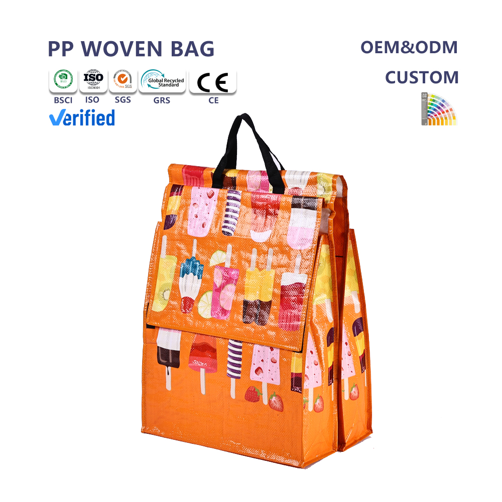Fashion Custom Printed Waterproof Bag PP Woven Laminated Polypropylene Bag