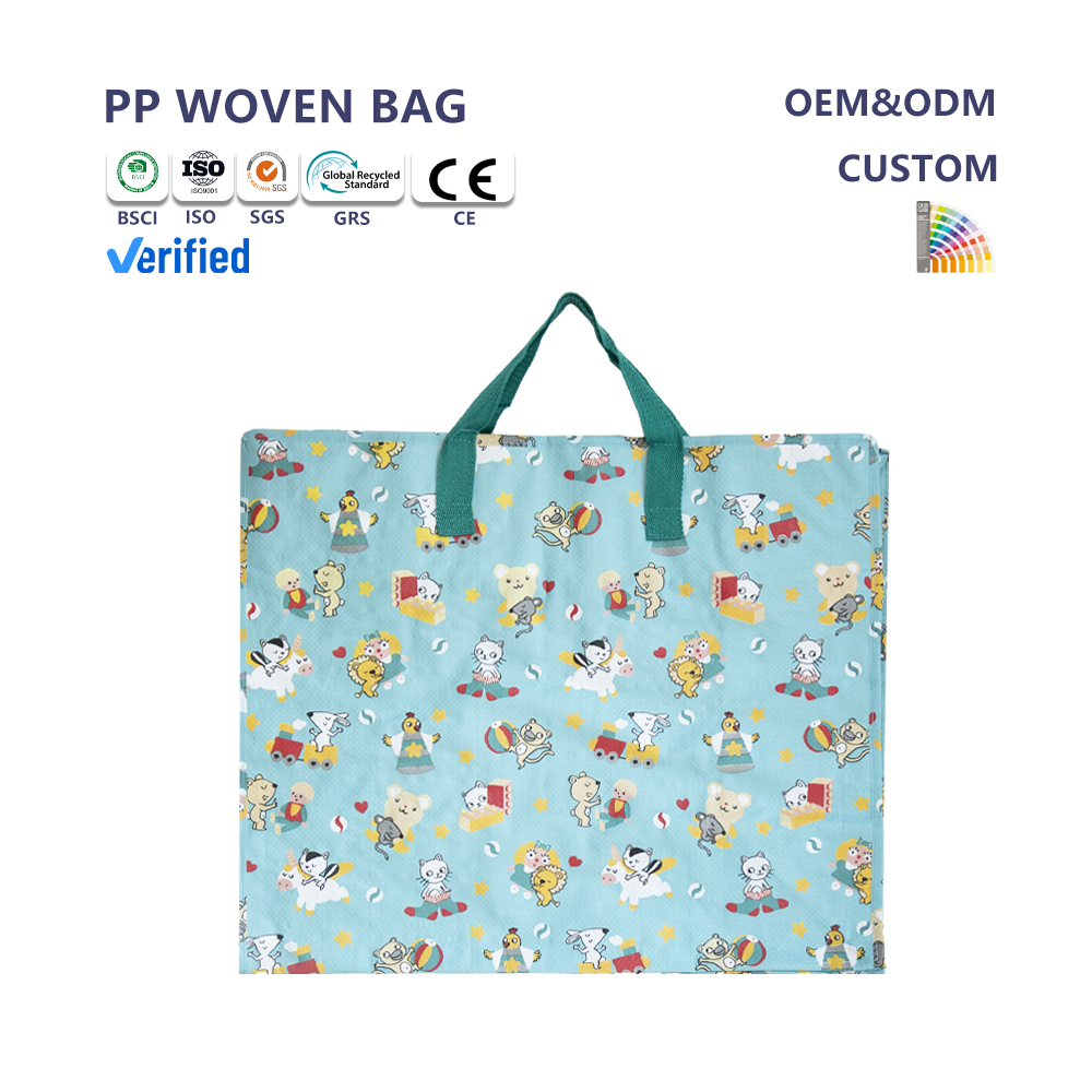 PP Woven Polypropylene Custom High Quality Capacity Laminated pp Woven Shopping Bag