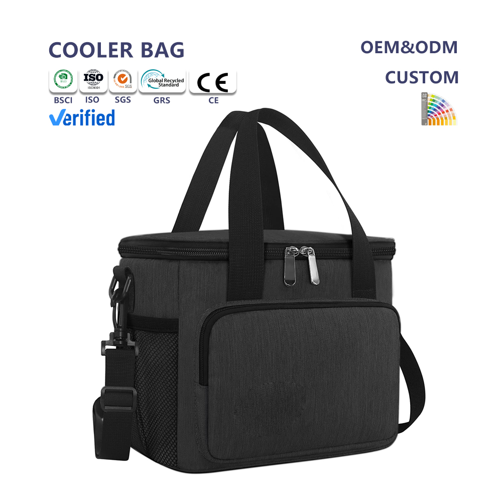 Custom Hot Sell Takeaway Insulation Bags Large Capacity Waterproof Durable Bag 600d Polyester Insulated Cooler Lunch Bag