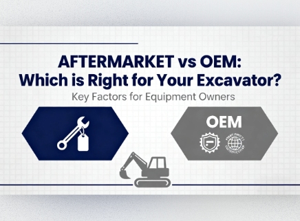 OEM or AFTERMARKET? A Guide to Choosing Excavator Parts