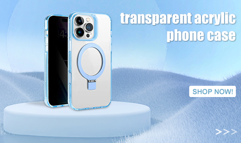 transparent acrylic phone case