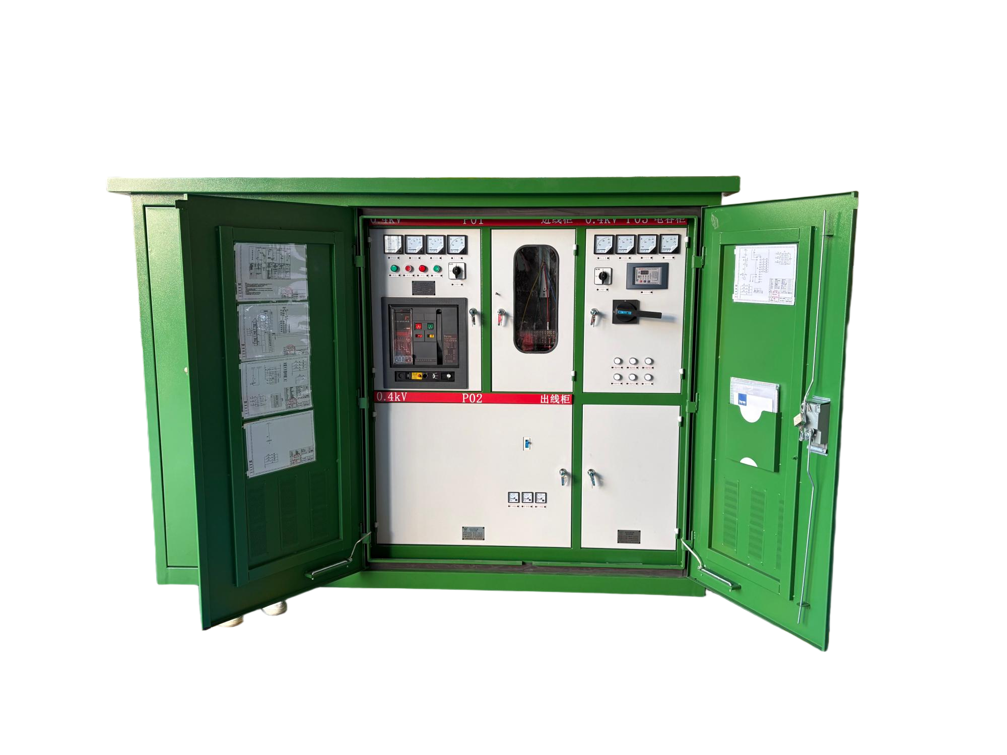 Outdoor Usage 3 Phase 12kv Sf6 Cable Distribution Box 50Hz Substation Pad Mounted Transformer