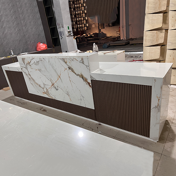 🌟  Salon storefront manager - BOMACY front desk cabinet, locking customers' hearts with a first glance sense of luxury