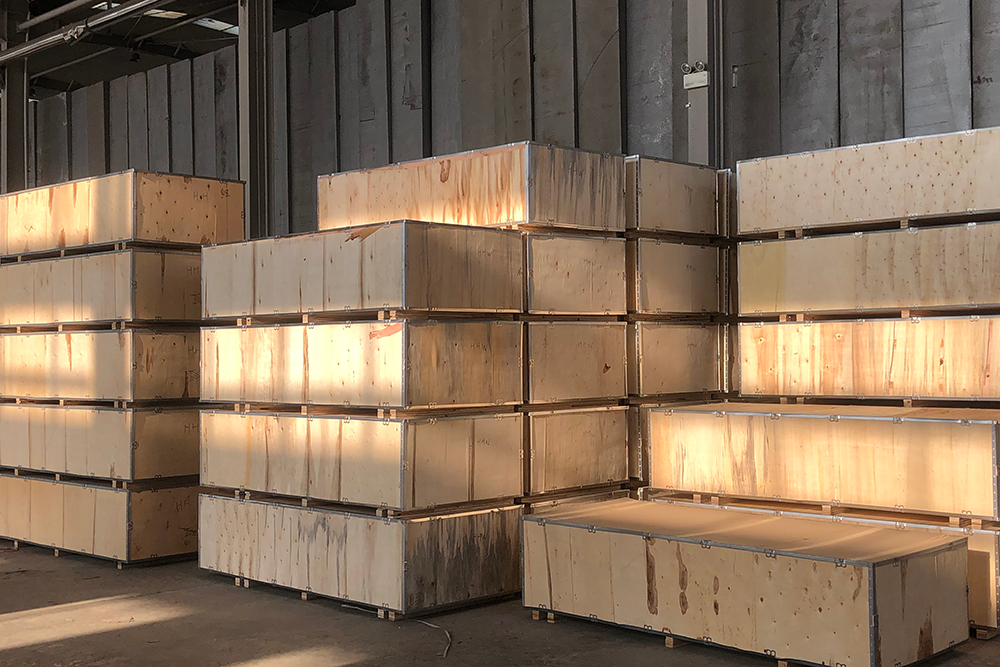 Упаковка в деревянный ящик