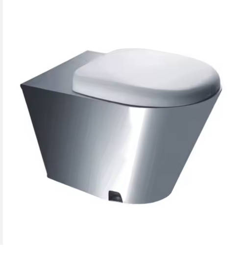 Stainless steel toilet