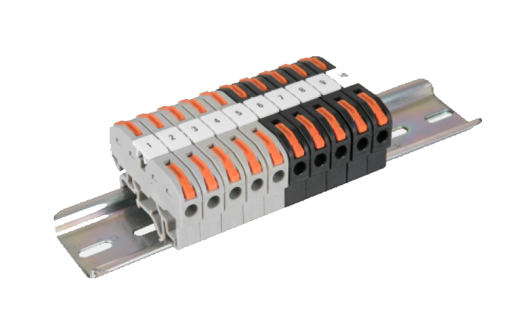 Клеммные блоки на DIN-рейку