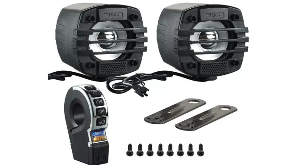 Front-mounted speakers