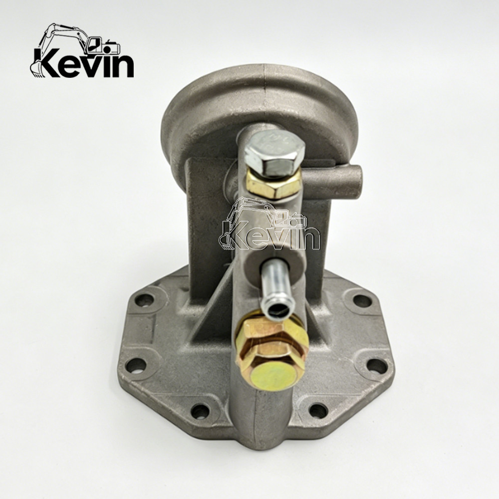 Oil Filter Head For Cat S6K Engine 1252974 Construction Machinery