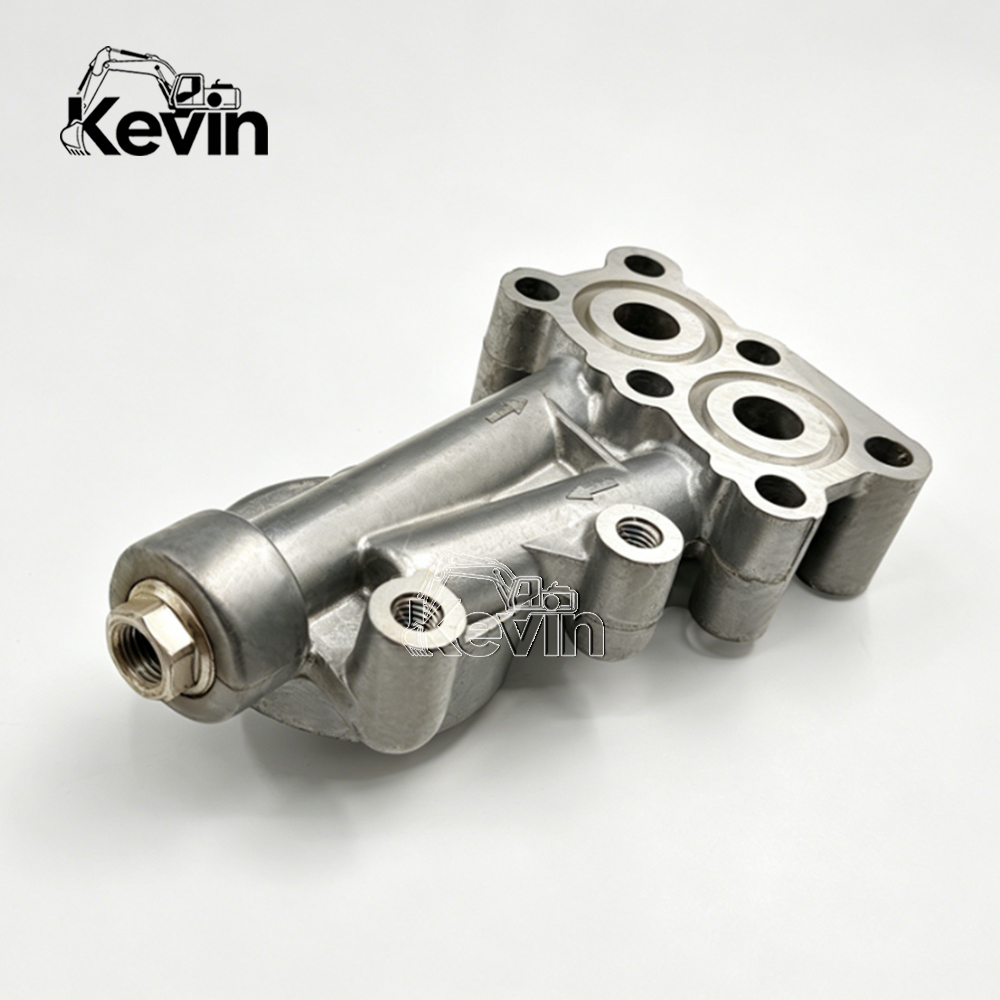 Oil Filter Head For Komatsu 6D95-6 Engine 6209-51-5110 Construction Machinery