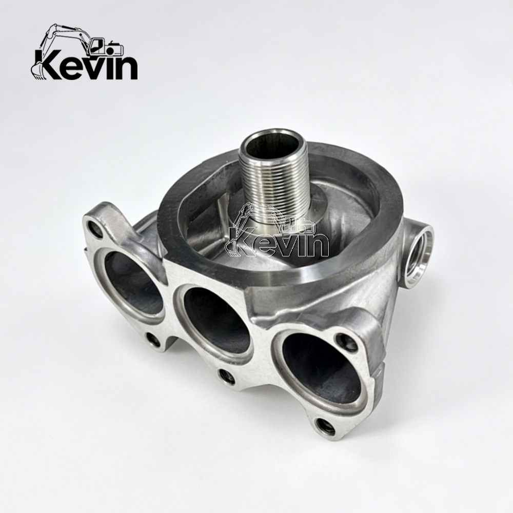  Oil Filter Head 1R-1807 For Cat E329D C7 Engine  Construction Machinery