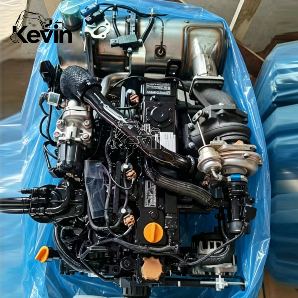 Original YANMAR 4TNV98CT-VSI Complete Diesel Engine Assembly, 4 Cylinder Turbo Engine For Construction Excavator