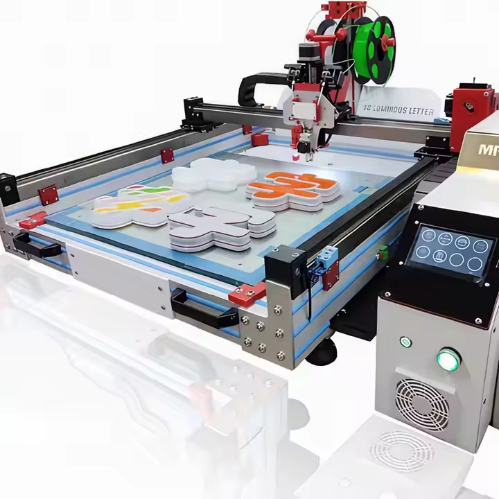 Multicolor 3D Printer with Automatic FDM for Outdoor Logo Advertising Core Motor Gear Extruder Components Supports PLA Material