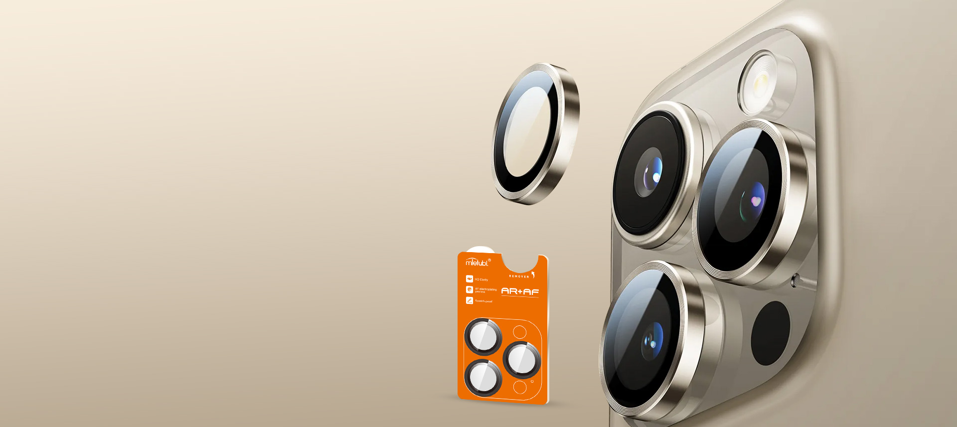 Mobile phone lens screen protector 