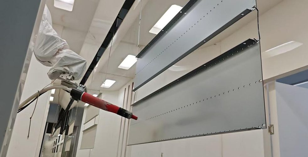 Assembly Line Spraying Robot