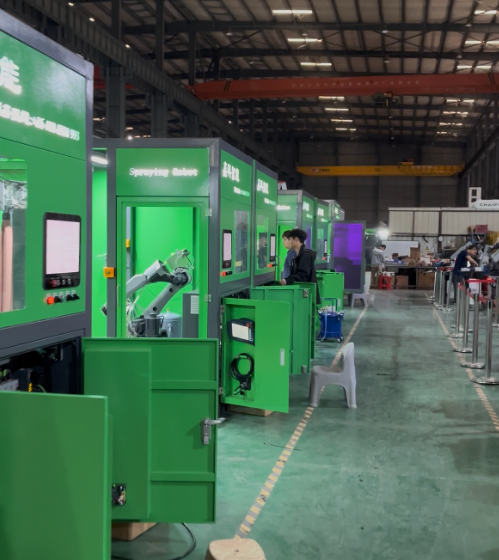 Large Jeans Factory in Dhaka, Bangladesh Finalizes Automation Upgrade - 20 Units of shincoim's Programming-Free Spraying Equipment Shipped}