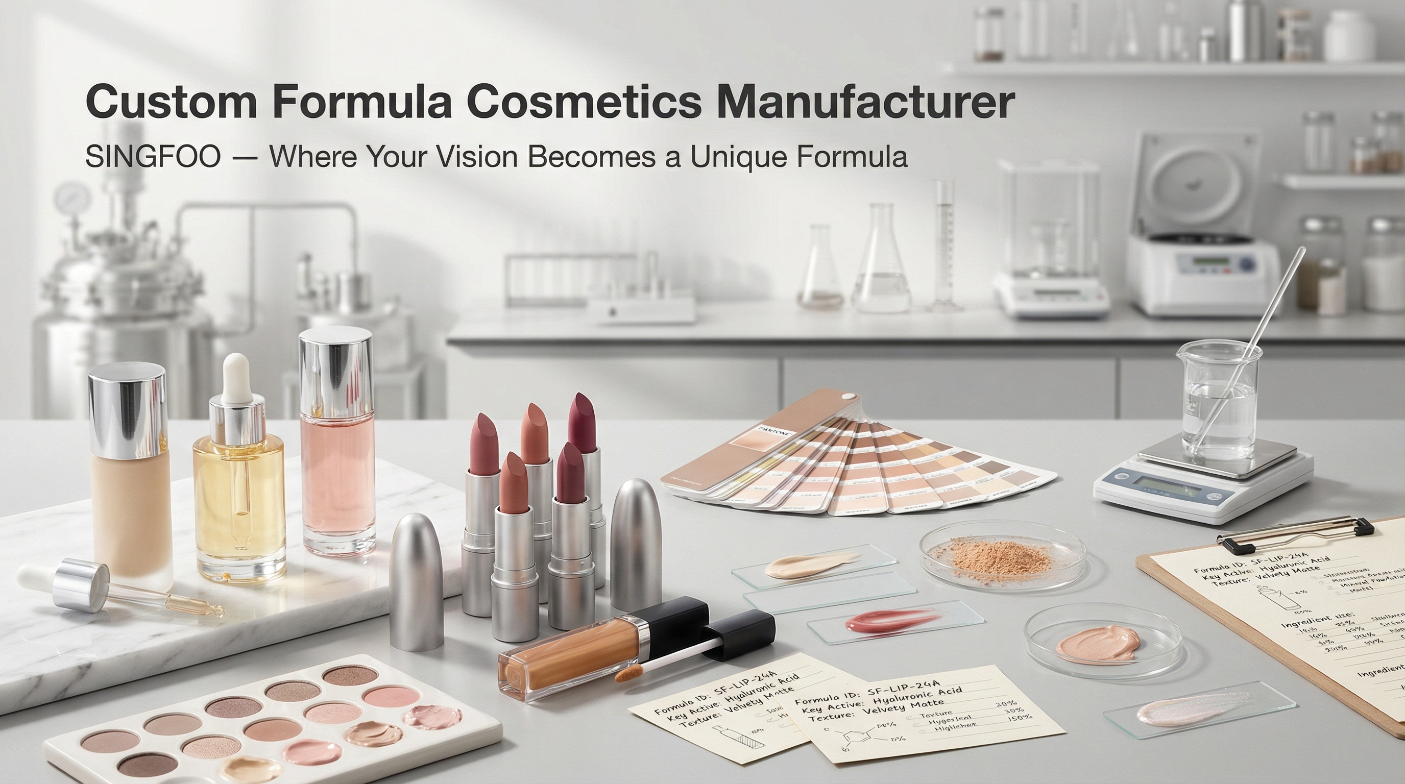 Custom Formula Cosmetics Manufacturer: SINGFOO, Where Your Vision Becomes a Unique Formula}