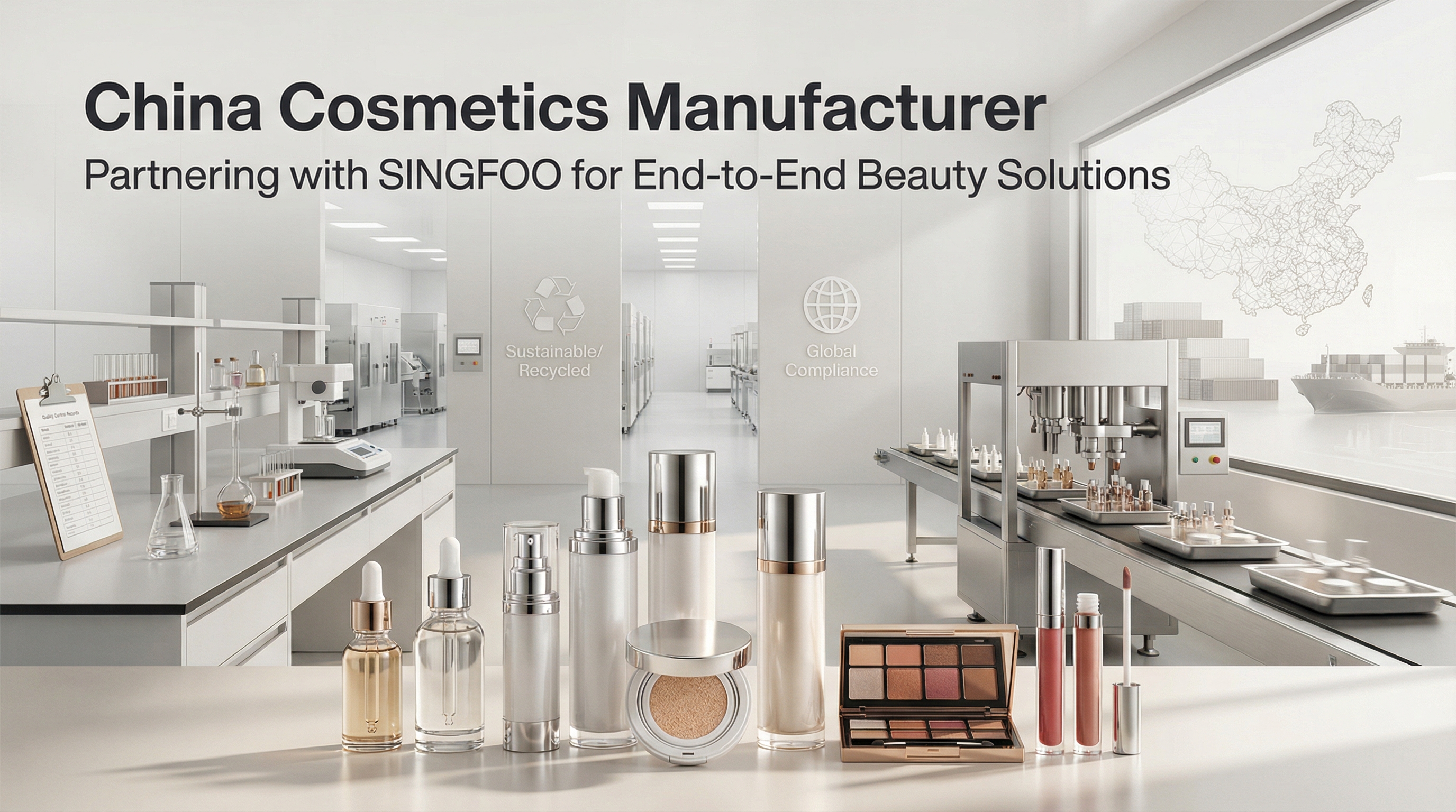 China Cosmetics Manufacturer: Partnering with SINGFOO for End-to-End Beauty Solutions