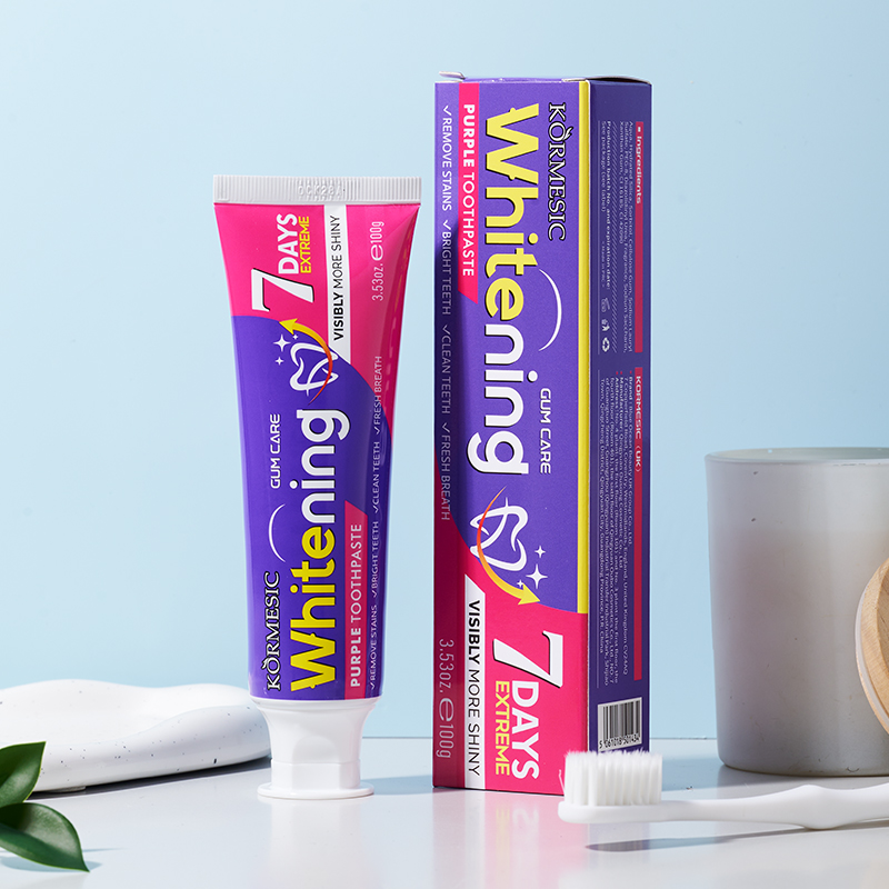 KORMESIC Purple Whitening Toothpaste (High-Efficiency Whitening UKGB)100g
