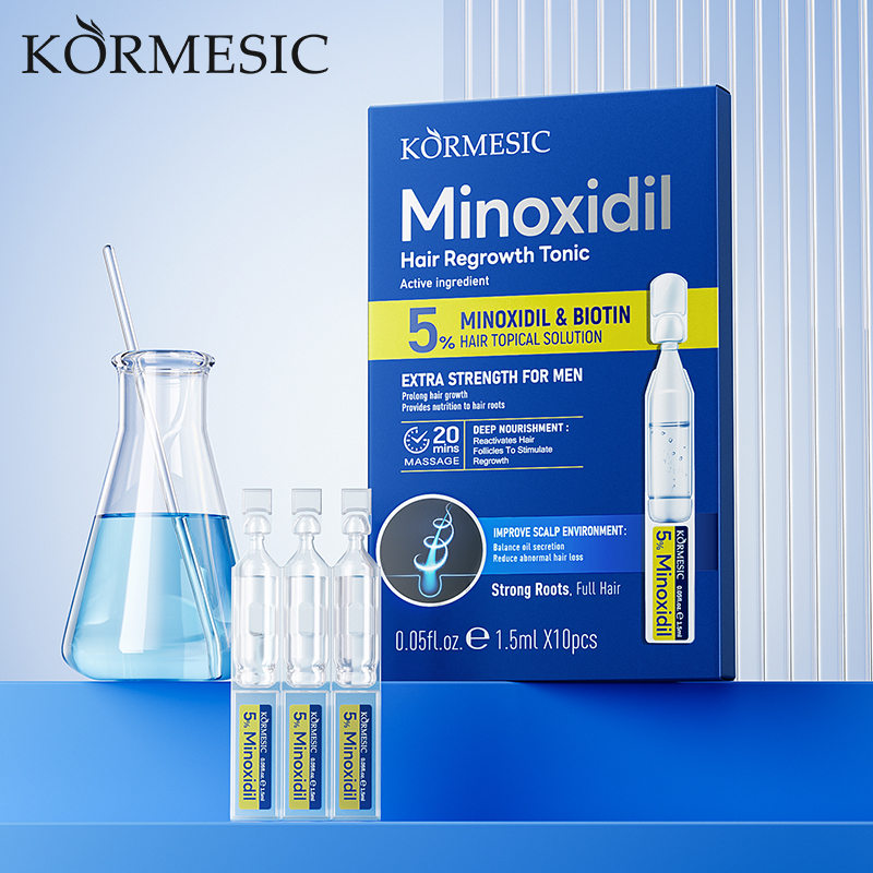 KORMESIC 5% Minoxidil & Biotin Hair Growth Essence QB 1.5ml*10 Tubes