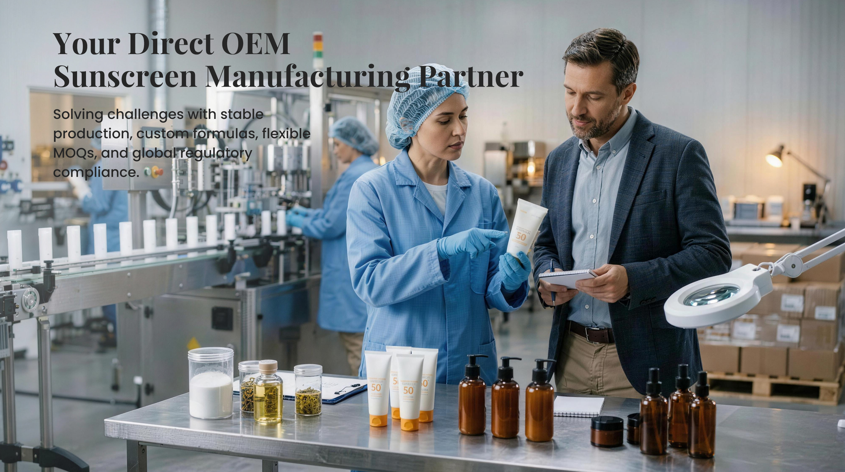 OEM Sunscreen Manufacturer for Reliable Private Label Production