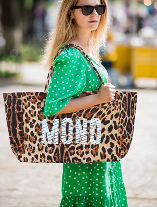Leopard Cotton Bag