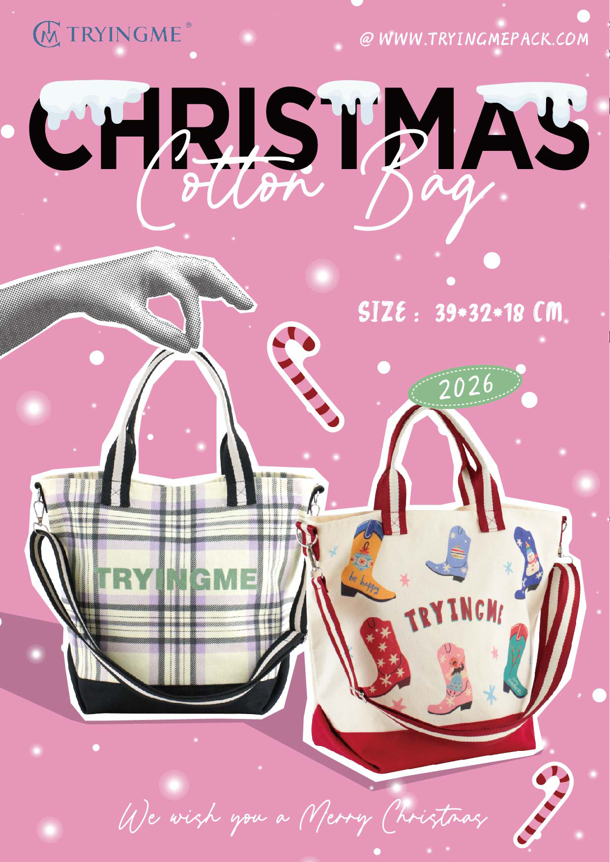 TRYINGME Unveils Festive 2026 Christmas Limited Edition Cotton Tote}