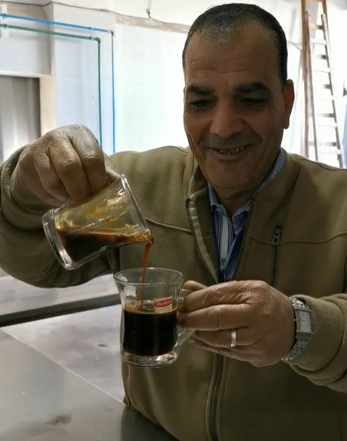 Barely Syrup Mashing and Concentration 