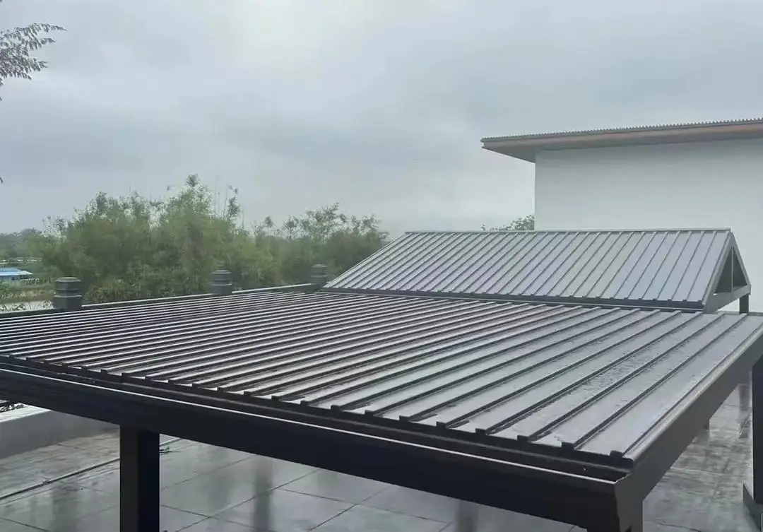 Standing Seam Fluted Aluminum Roof
